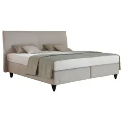 Boxspringbett 160/200 cm in Grau