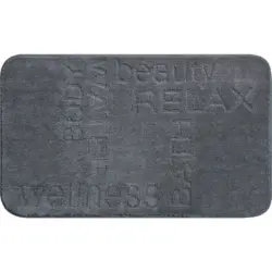 Badematte Anthrazit 60/90 cm