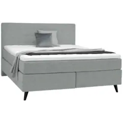 Boxspringbett 200/200 cm in Grau