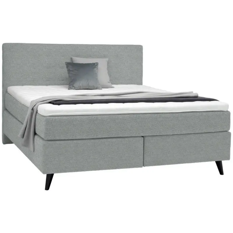 Boxspringbett 200/200 cm in Grau