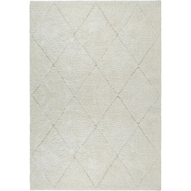 Hochflorteppich 120/170 cm Ideal Shaggy Creme