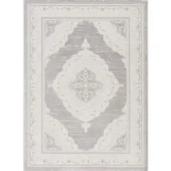 Webteppich 160/220 cm Harmony Hellgrau