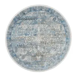 Webteppich 200 cm Toulon Blau, Grau