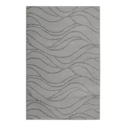 Flachwebeteppich 200/200 cm Esprit Grau