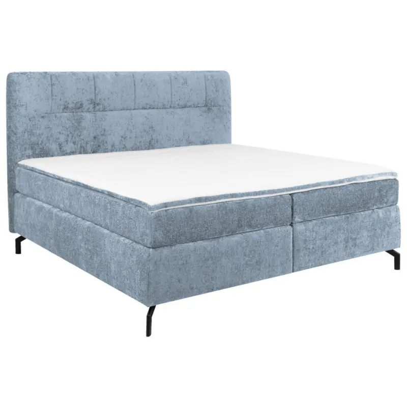 Boxspringbett 180/200 cm in Hellblau