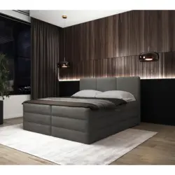 Boxspringbett 180/200 cm in Anthrazit