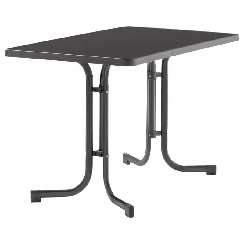 Gartentisch Holzwerkstoff Grau rechteckig