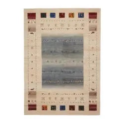 Orientteppich 170/240 cm Mother Earth Grey Grau, Naturfarben, Dunkelgrau