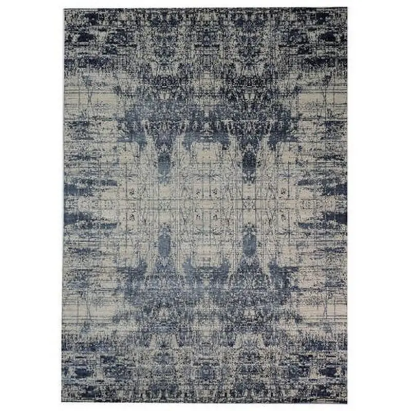 Orientteppich 350/250 cm Mantra Blau, Creme