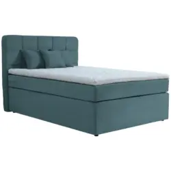 Boxspringbett 140/200 cm in Petrol