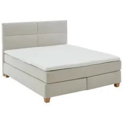 Boxspringbett 160/200 cm in Beige