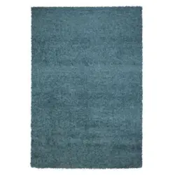 Hochflorteppich 80/240 cm Fashion Shaggy Petrol