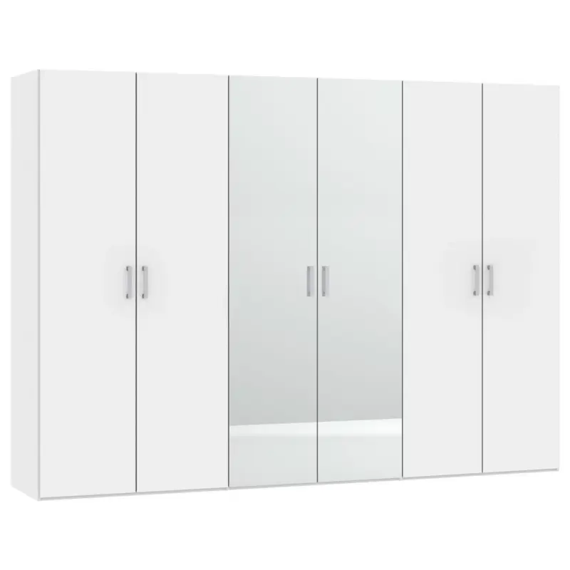 Dreht&uuml;renschrank in Wei&szlig;