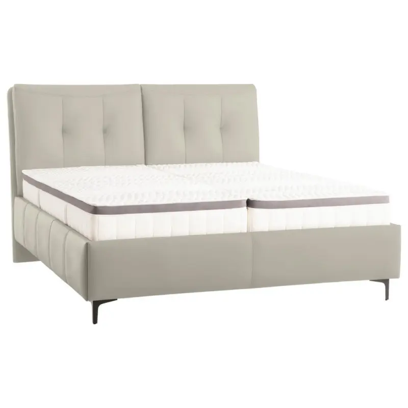 Polsterbett Matratze, Lattenrost, Topper Naturfarben 180/200 cm