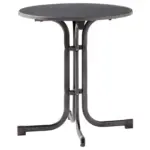 XXXLutz Lauterach - Ihr M&ouml;belhaus bei Bregenz Gartentisch Holzwerkstoff Anthrazit, Dunkelgrau rund