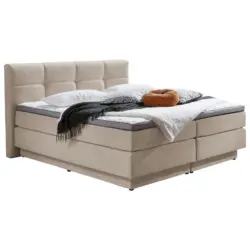 Boxspringbett 180/200 cm in Naturfarben