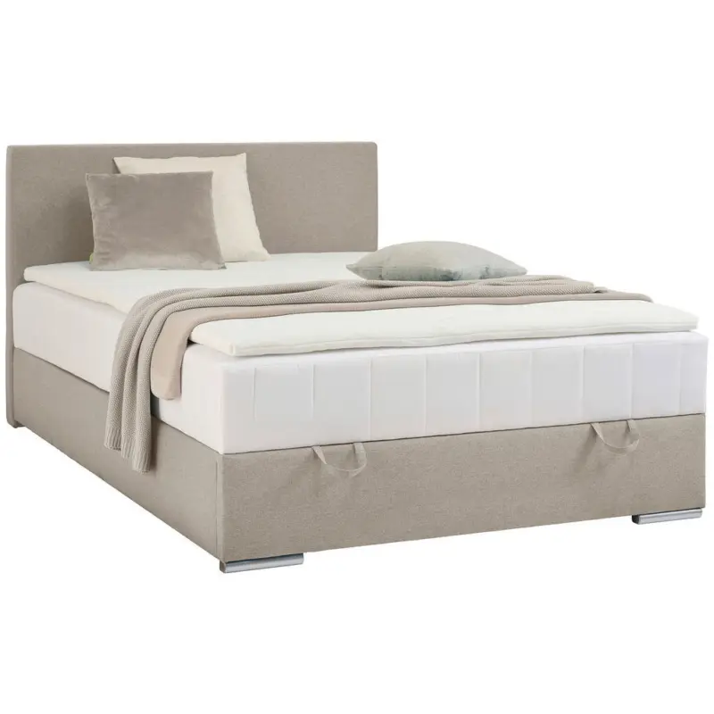 Boxbett 90/200 cm in Sandfarben