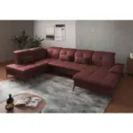 XXXLutz Lauterach - Ihr M&ouml;belhaus bei Bregenz Wohnlandschaft in Echtleder Rotbraun