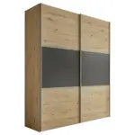 XXXLutz Lauterach - Ihr M&ouml;belhaus bei Bregenz Schwebet&uuml;renschrank in Anthrazit, Eiche Artisan