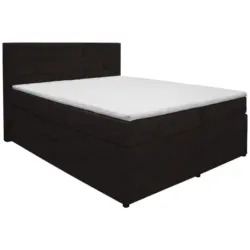 Boxspringbett 160/200 cm in Dunkelbraun