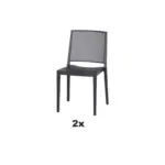 XXXLutz Lauterach - Ihr M&ouml;belhaus bei Bregenz Stapelstuhl in Kunststoff Anthrazit