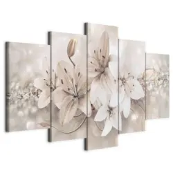 Leinwandbild Blumen 100/50/1.2 cm