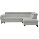 XXXLutz Lauterach - Ihr M&ouml;belhaus bei Bregenz Ecksofa Prag in Webstoff Silberfarben