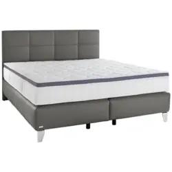 Boxspringbett 200/200 cm in Anthrazit