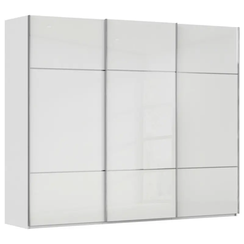 Schwebet&uuml;renschrank in Wei&szlig;