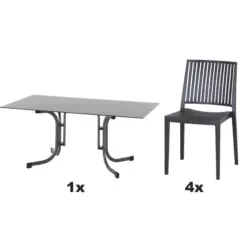 Gartengarnitur 5-teilig