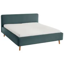 Polsterbett Blau 160/200 cm