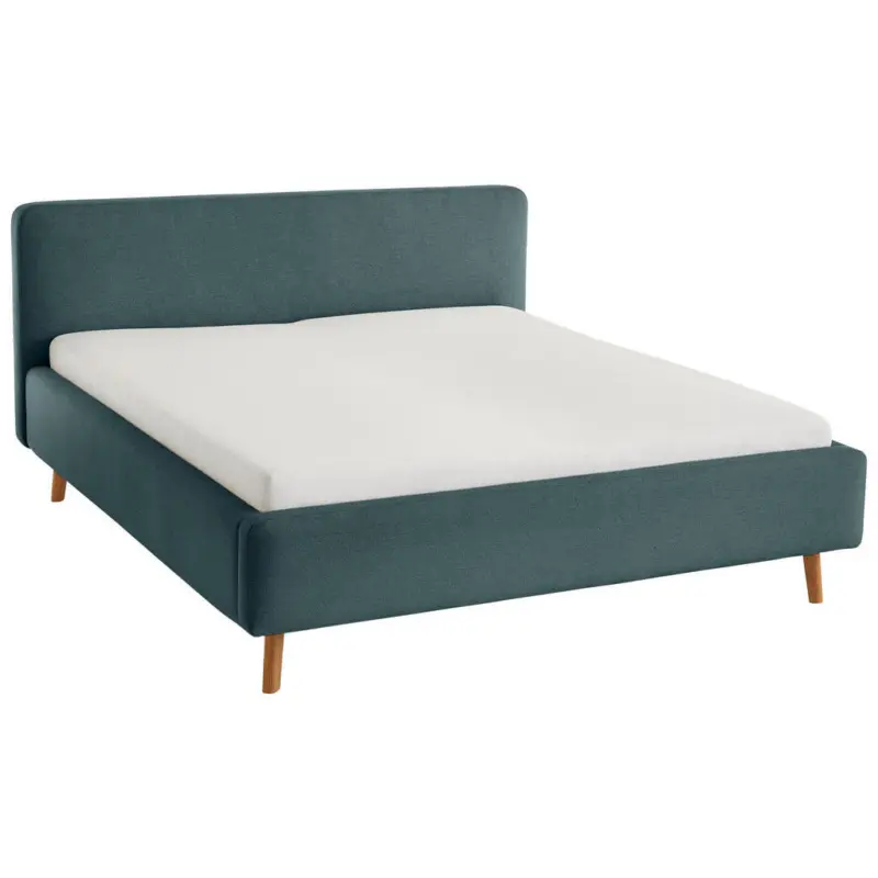 Polsterbett Blau 160/200 cm