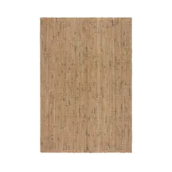 Handwebteppich 120/170 cm Gr&uuml;n, Naturfarben