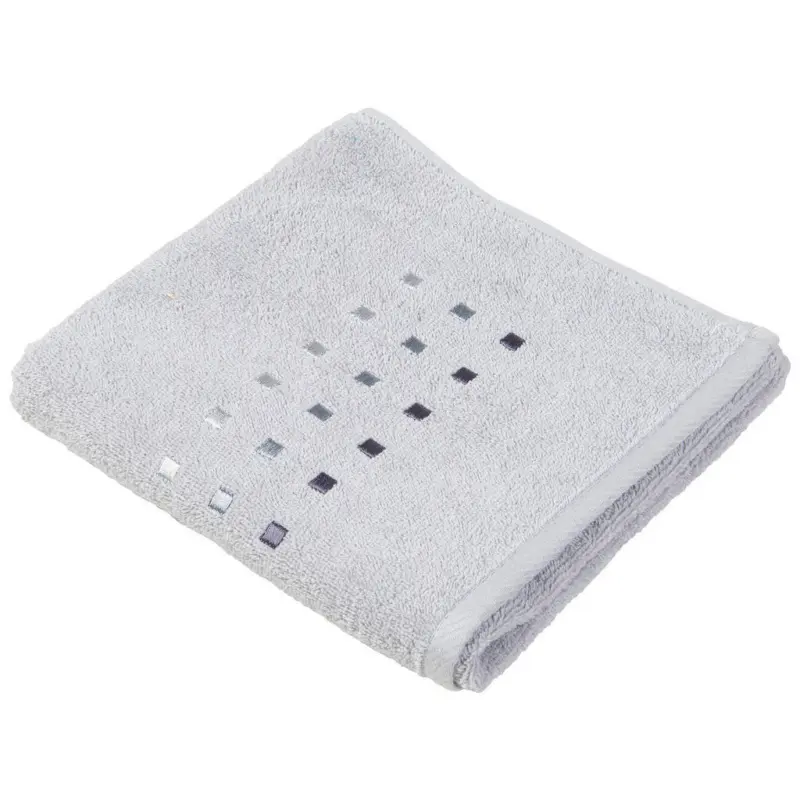 Handtuch 50/100 cm Quattro Silberfarben