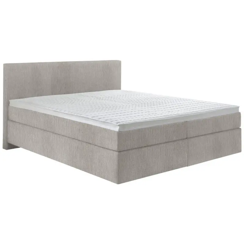 Boxspringbett 160/200 cm in Silberfarben
