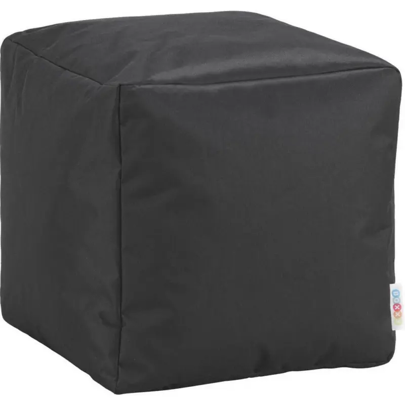 Sitzw&uuml;rfel in Schwarz Textil