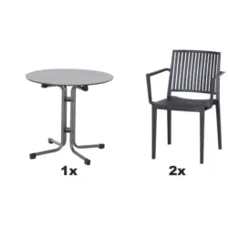 Gartengarnitur 3-teilig