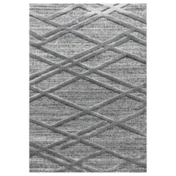 Webteppich 120/170 cm Pisa 4706 grau Grau