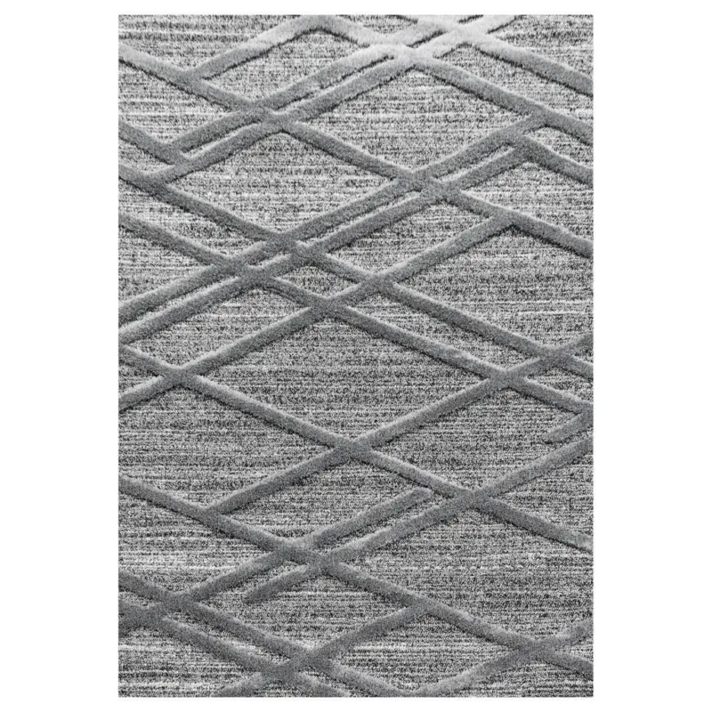 Webteppich 120/170 cm Pisa 4706 grau Grau