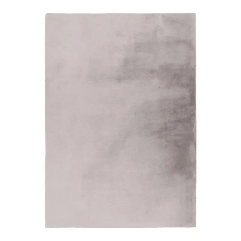 Flachwebeteppich 80/150 cm Silberfarben