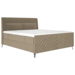 Boxspringbett 180/200 cm in Cappuccino