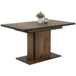 XXXLutz Lauterach - Ihr M&ouml;belhaus bei Bregenz Esstisch 120-160/80/76 cm Nachbildung Holzwerkstoff ausziehbar, Variantenauswahl rechteckig Schwarz, Dunkelbraun