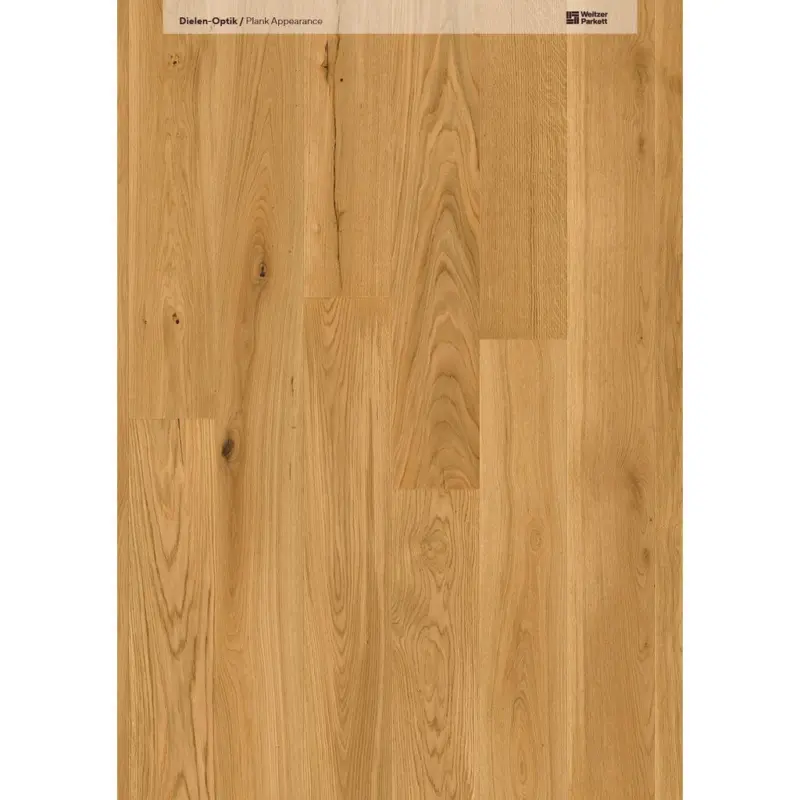 Landhausdiele, Eiche lebhaft Pflegefrei Diele per m&sup2;