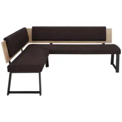 Eckbank 160/220 cm in Dunkelbraun