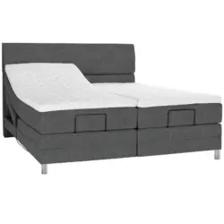 Boxspringbett 200/200 cm in Grau