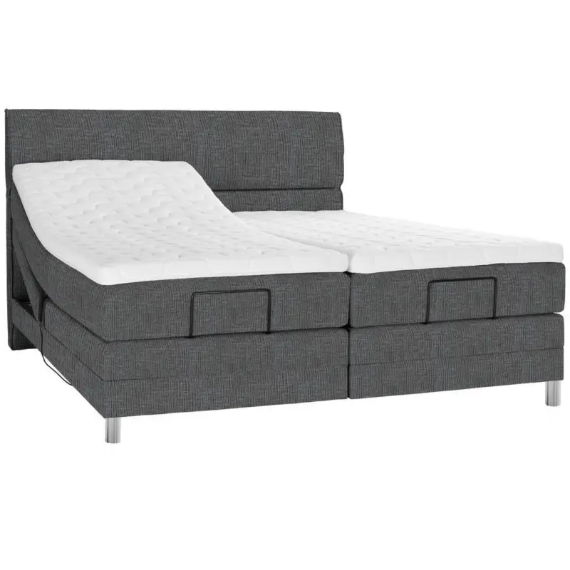 Boxspringbett 200/200 cm in Grau