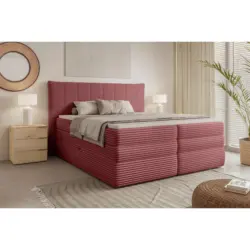 Boxspringbett 180/200 cm in Rosa