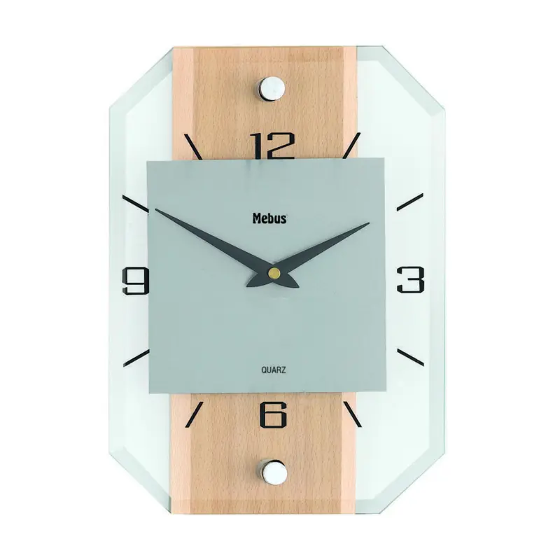 Wanduhr Naturfarben 20/28/4,5 cm