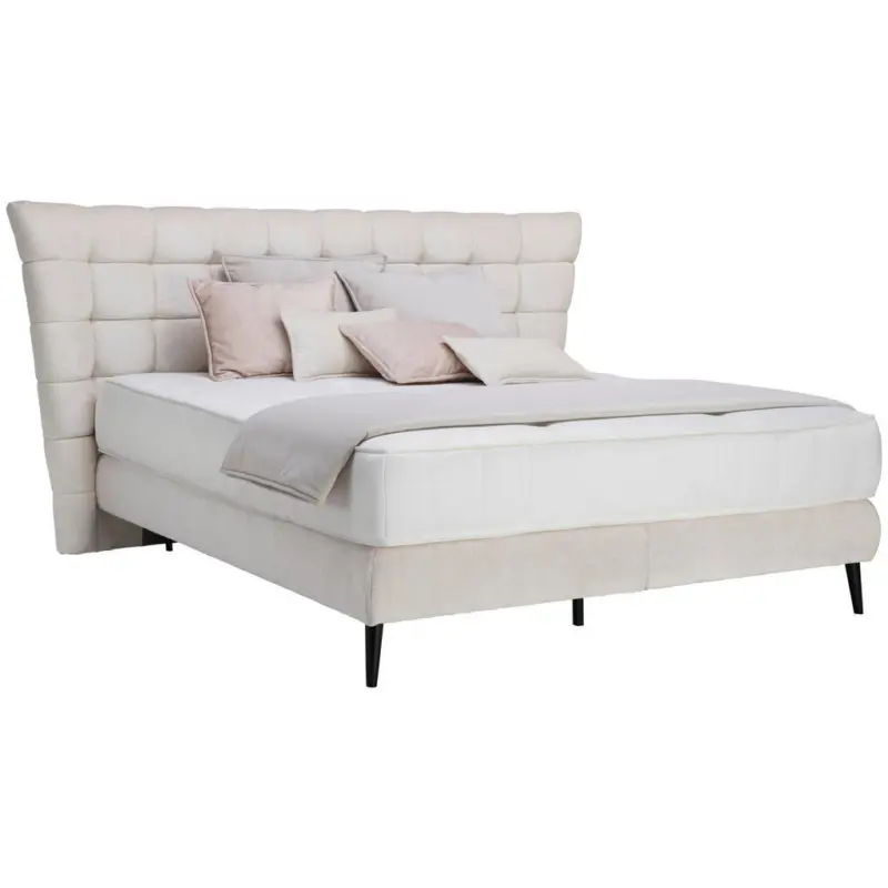 Boxspringbett 160/200 cm in Beige
