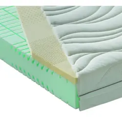 Kaltschaummatratze 120/200 cm, H&ouml;he ca.: 23 cm, H3 = fest, 7-Zonen